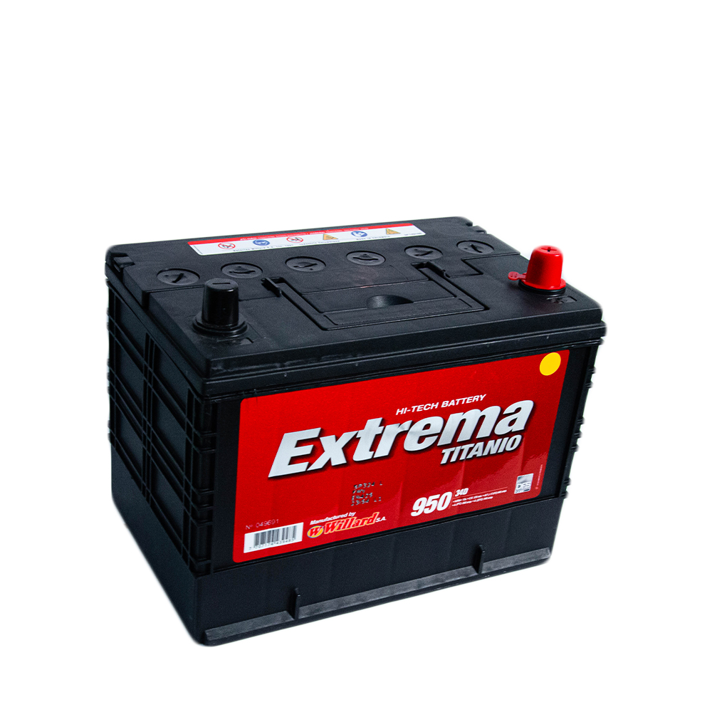 Bateria Willard Extrema Titanio Caja 34-950 Polaridad Derecha