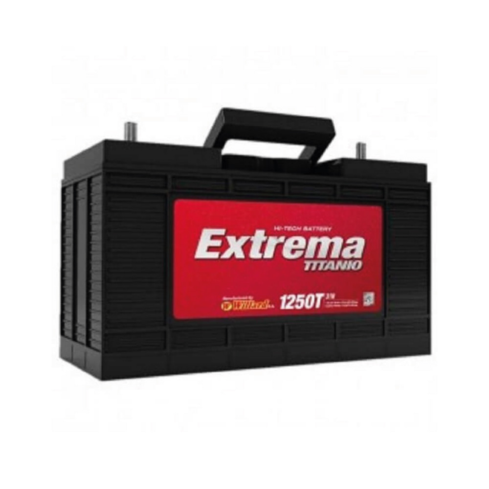 Batería Willard Extrema Titanio Caja 30H-31H tornillo 1250 Polaridad Izquierda